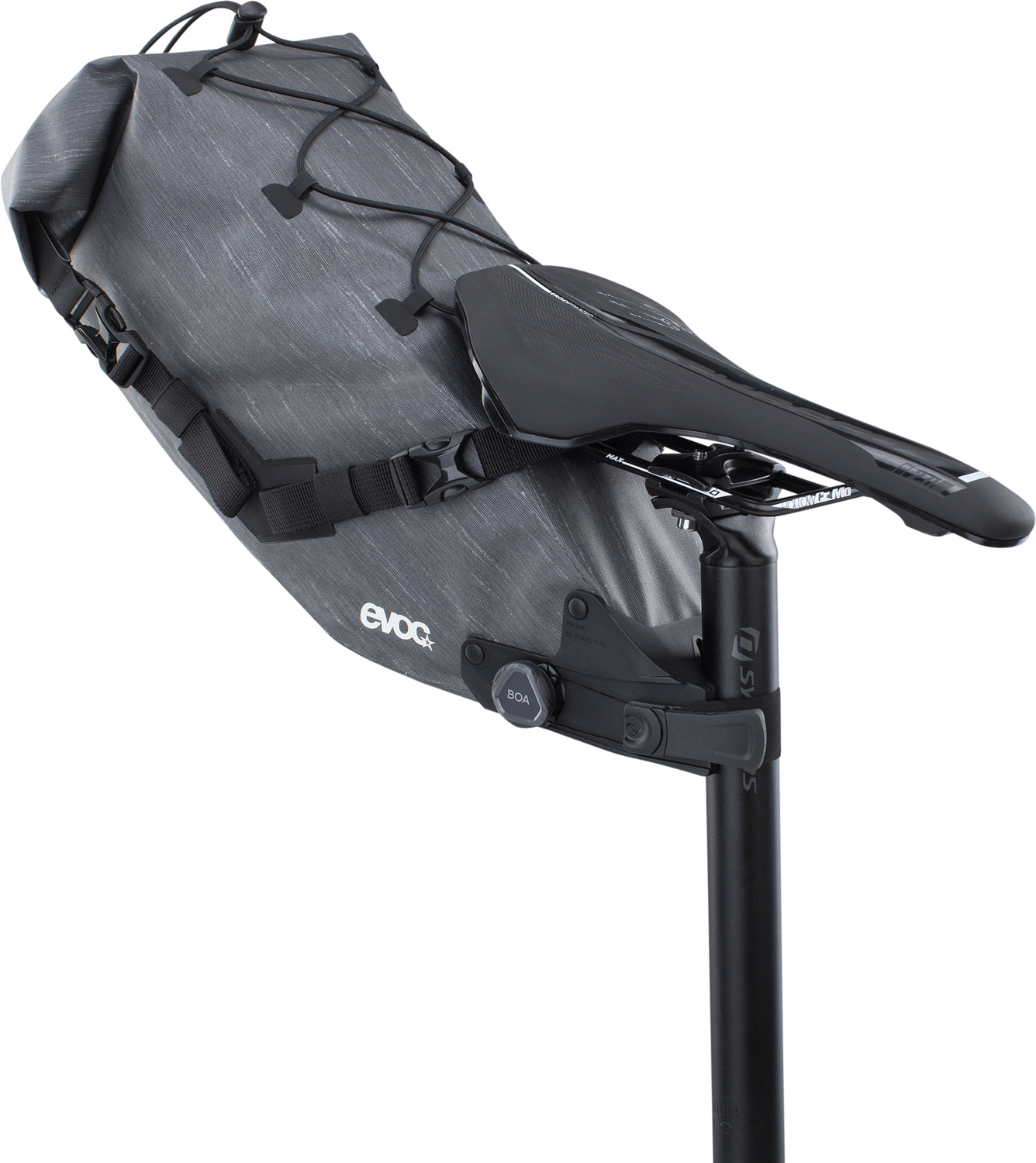 EVOC Seat Pack BOA WP Sadeltaske Carbongrå 6 L