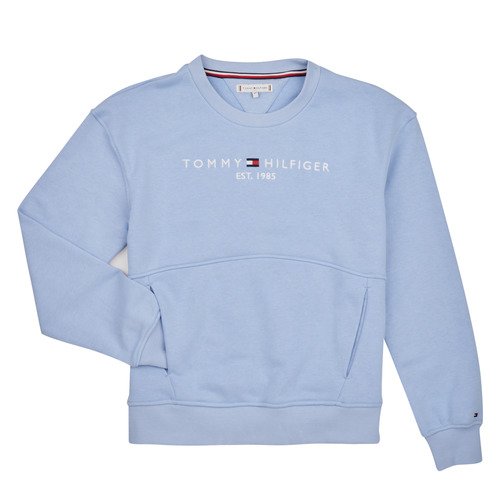 Tommy Hilfiger - ESSENTIAL CNK SWEATSHIRT L/S - Bleu