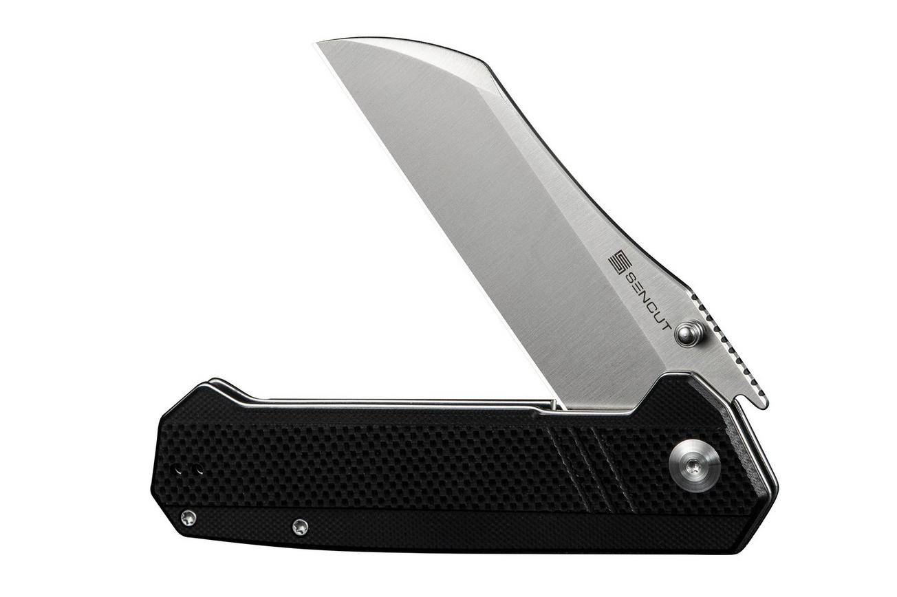 Sencut Draxor S24035-1 Satin 9Cr18MoV, Black G10, zakmes