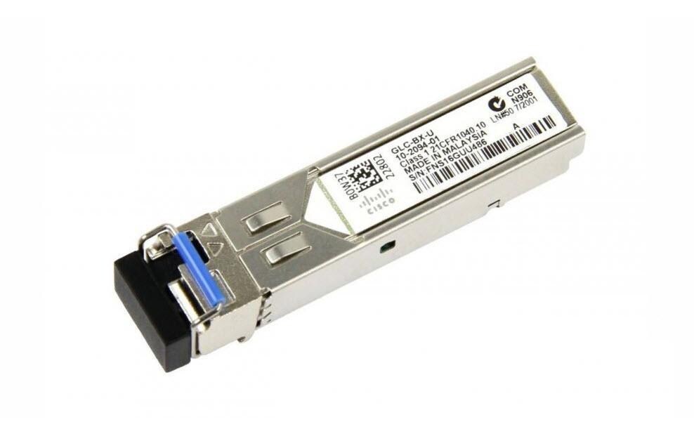 SFP Modul GLC-BX-U<br>SFP für Singlemodefasern mit Duplex-LC-Stecker