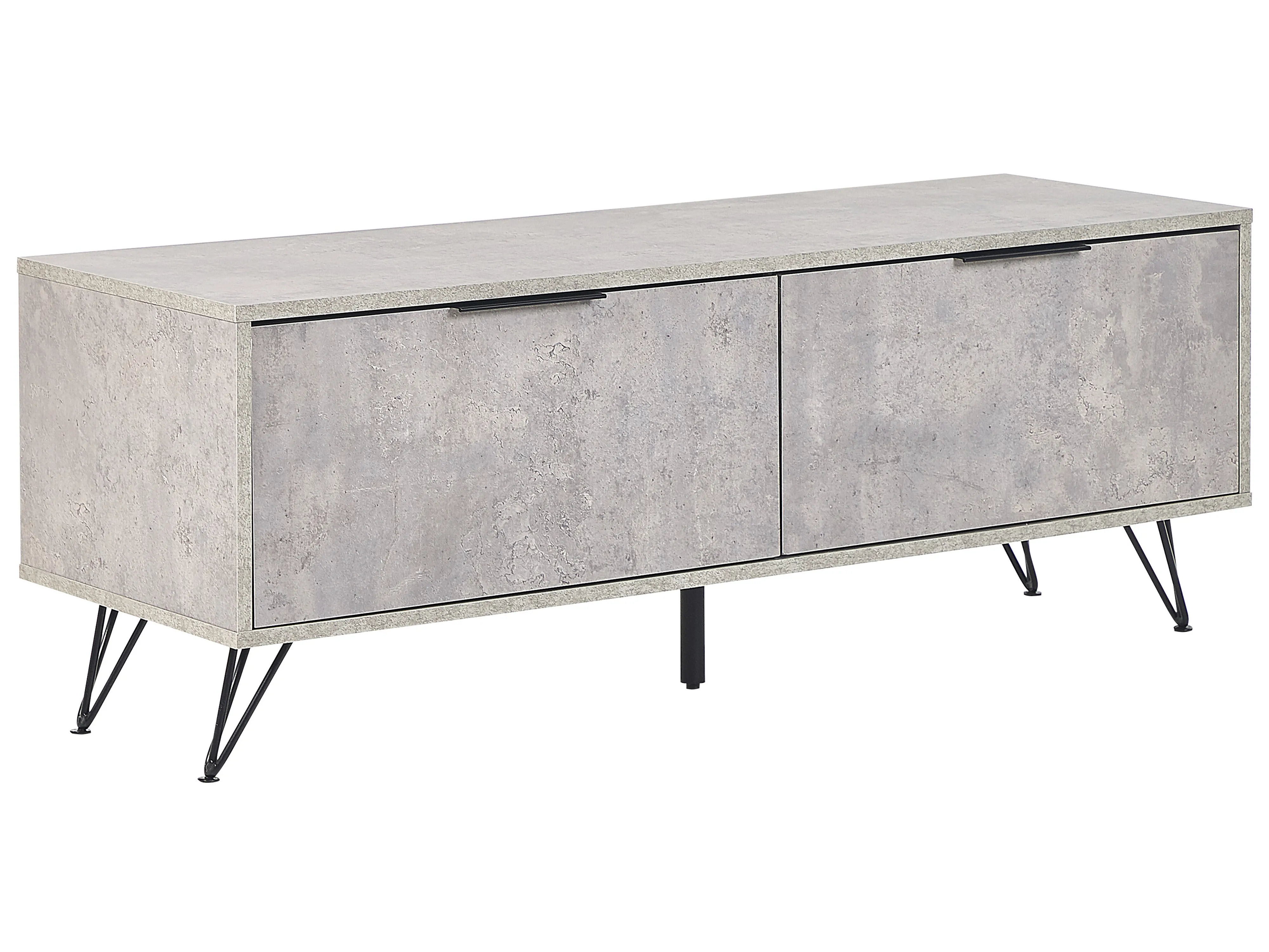 TV-meubel HALSTON Grijs beton-effect