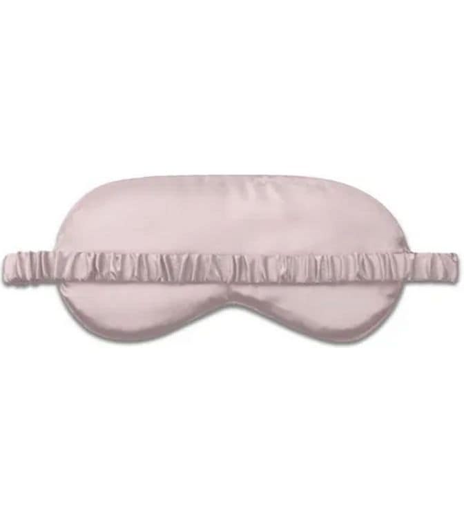 VBEAUTY Seiden Schlafmaske Rosé Hochwertige Maske aus Maulbeerseide für einen erholsamen Schlaf