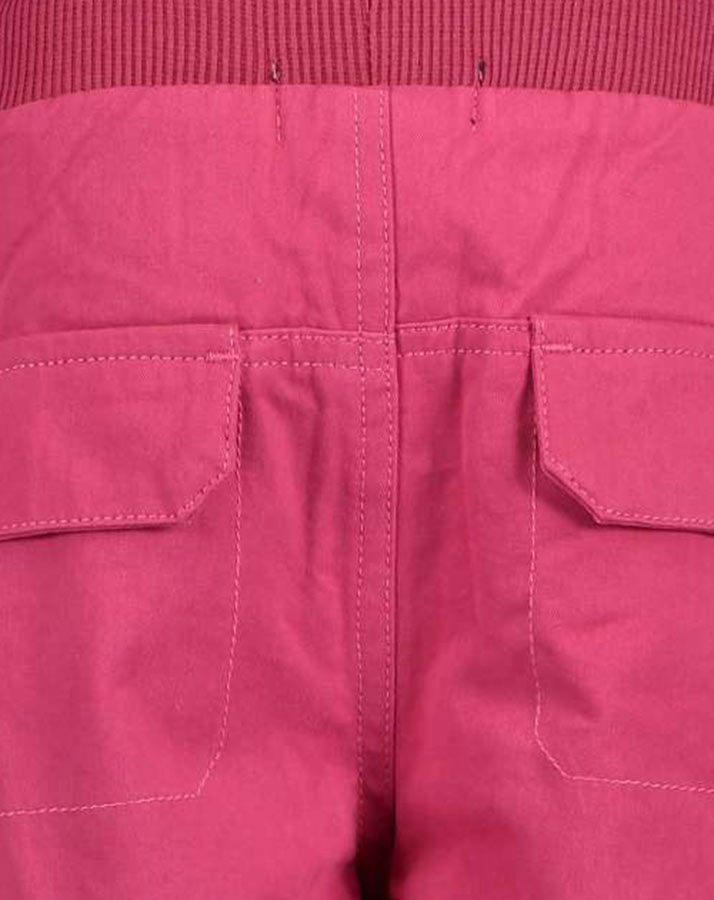 Baumwoll-Hose ESSENTIALS mit Innenfleece in magenta
