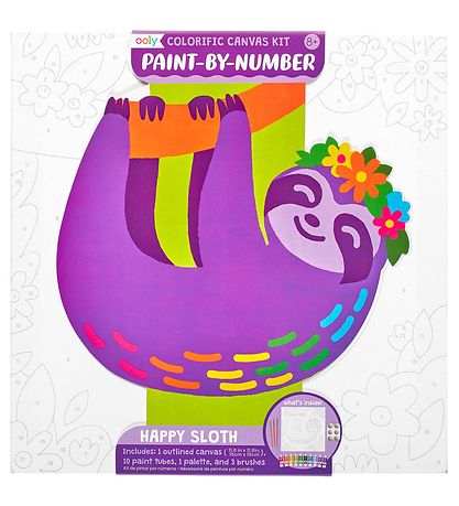 Ooly Paint By Number S?t - Happy Sloth