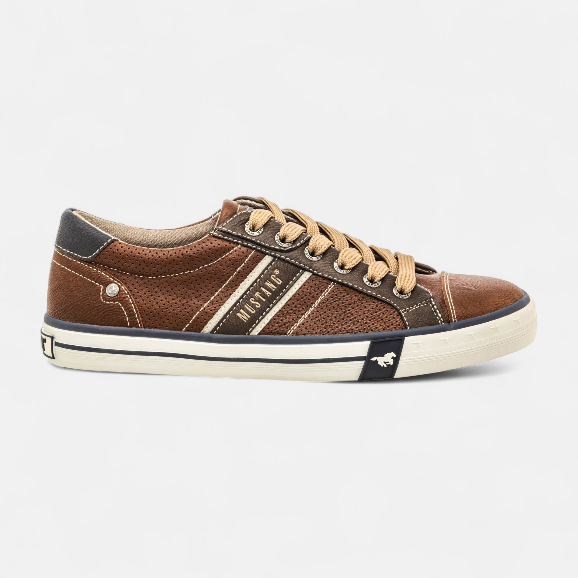 Baskets basses Homme cognac