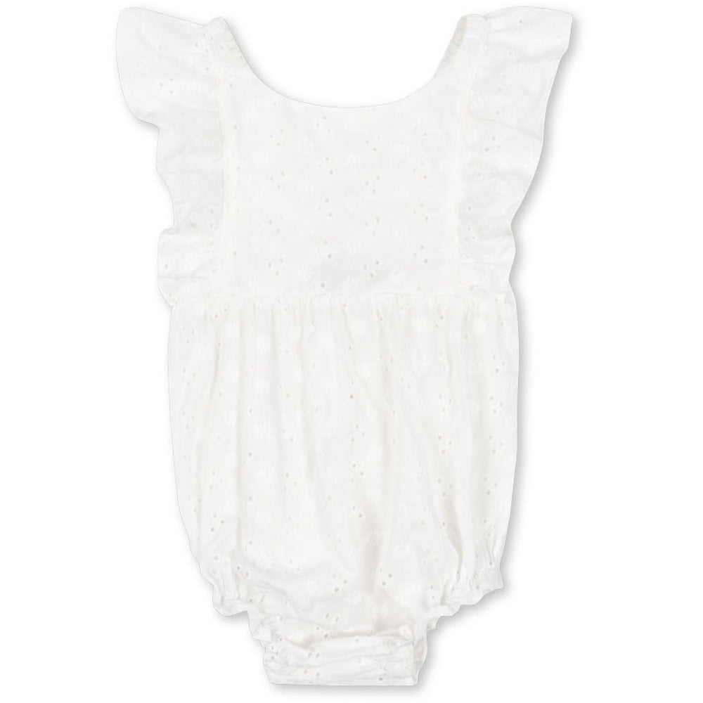 Køb Konges Sløjd Optic White Lacey Romper