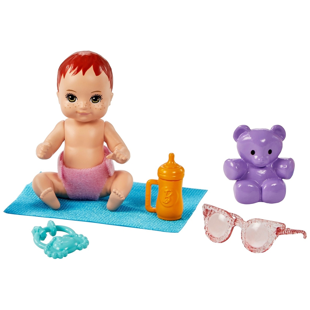 Barbie Skipper Babysitter-Kinderwagen und 2 Puppen Spielset