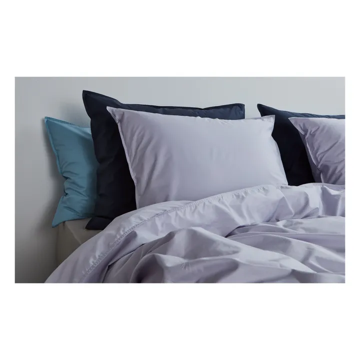 Suite 702 Housse de couette en percale organique | Lilas