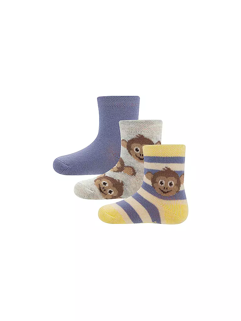 EWERS Jungen Socken 3er Pkg blau