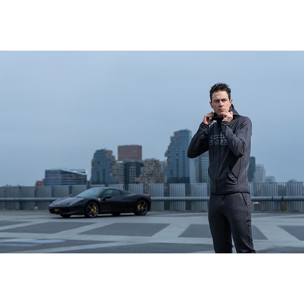 FUTURUM Tech Hoodie SPEED ON WHEELS Dark Grey