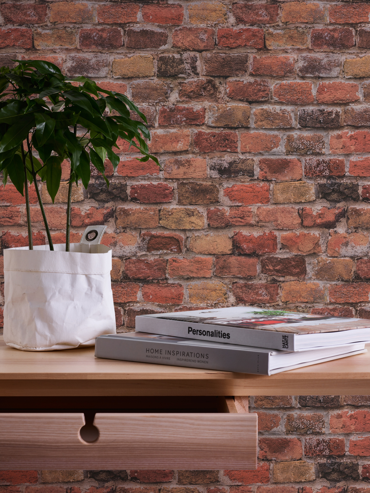 A.S. Creation Vliestapete BRICKS & STONES - rot - Steinoptik - 10 Meter