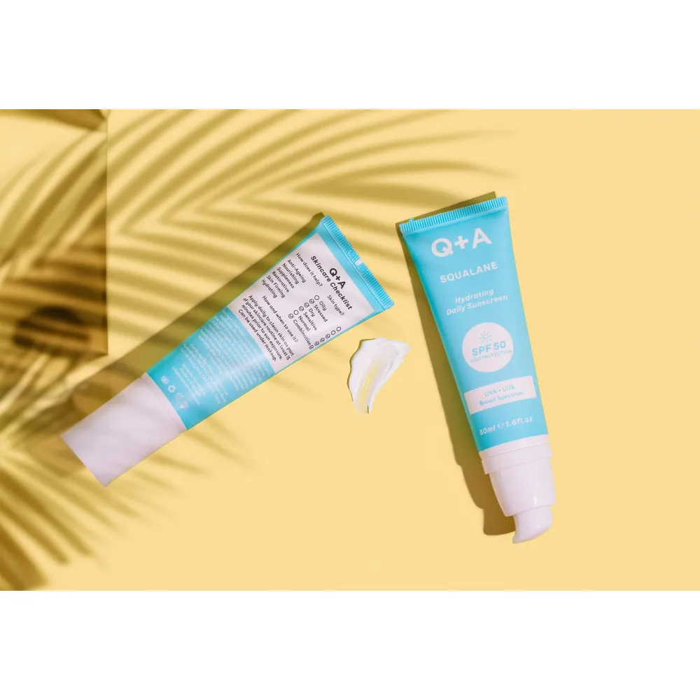 Q A Squalane Hydrating Face Sunscreen SPF 50 - 50 ml.