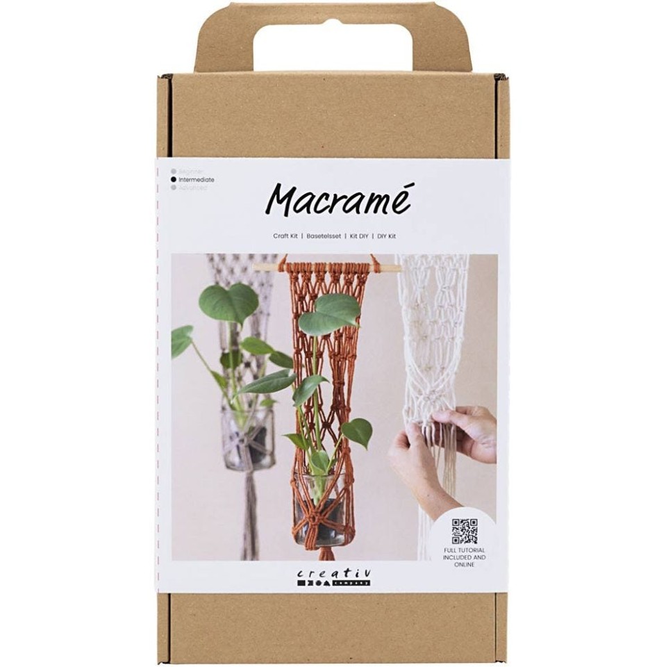 DIY Kit - Macramé - Blomsterophæng