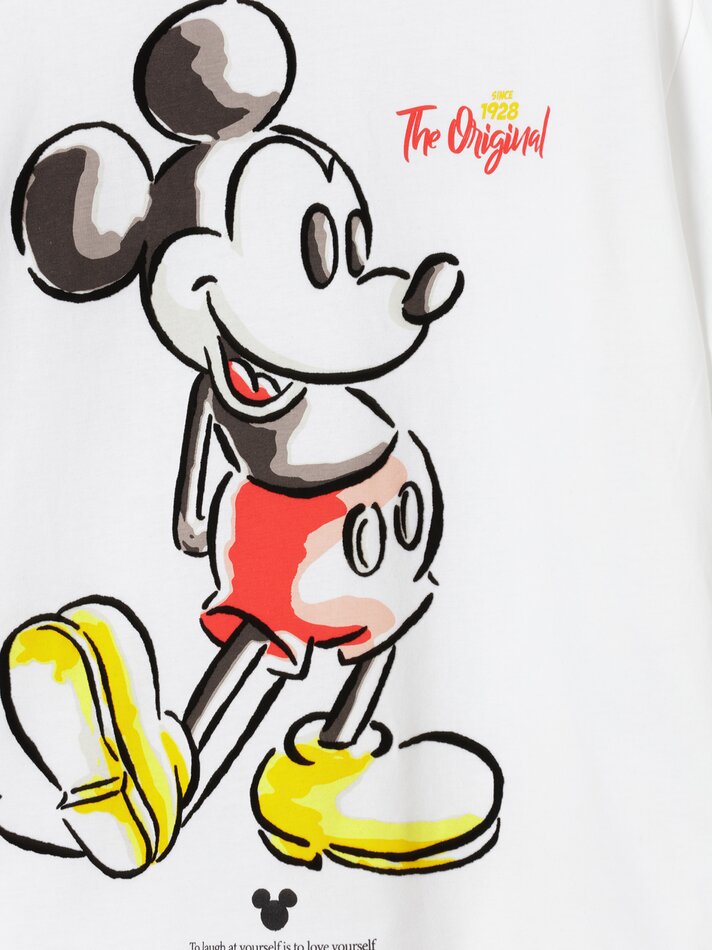 Camiseta Mickey Mouse ©DS maxiprint - Off White