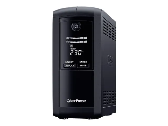 CyberPower Value Pro VP1000ELCD-FR - UPS - AC 230 V - 550 Watt - 1000 VA - 1-faset - RS-232, USB - output-stikforbindelser: 4 - sort