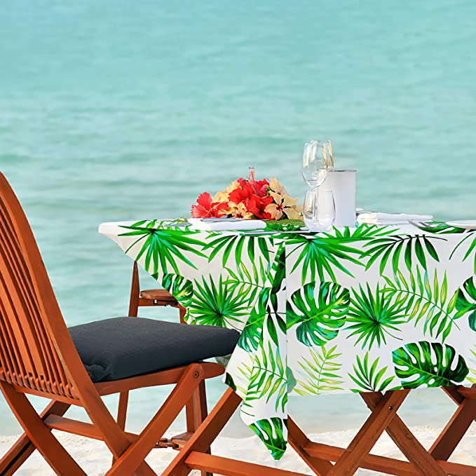 (220x130cm) Deko Tischdecke Party Dekoration Tisch Tuch Dschungel Design - Tiger