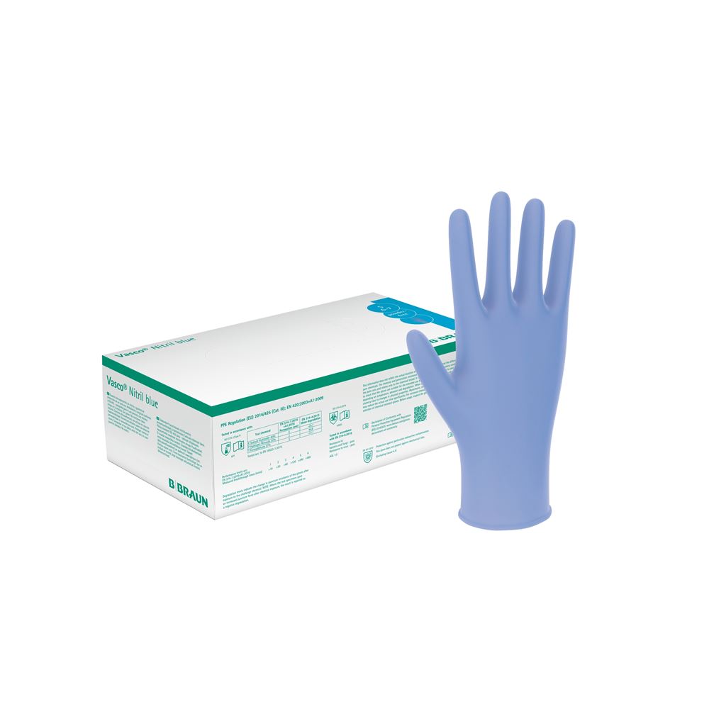 VASCO Nitril<br>150 Stück, S, blue