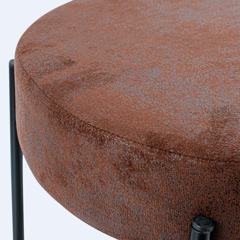 Tabouret rond marron