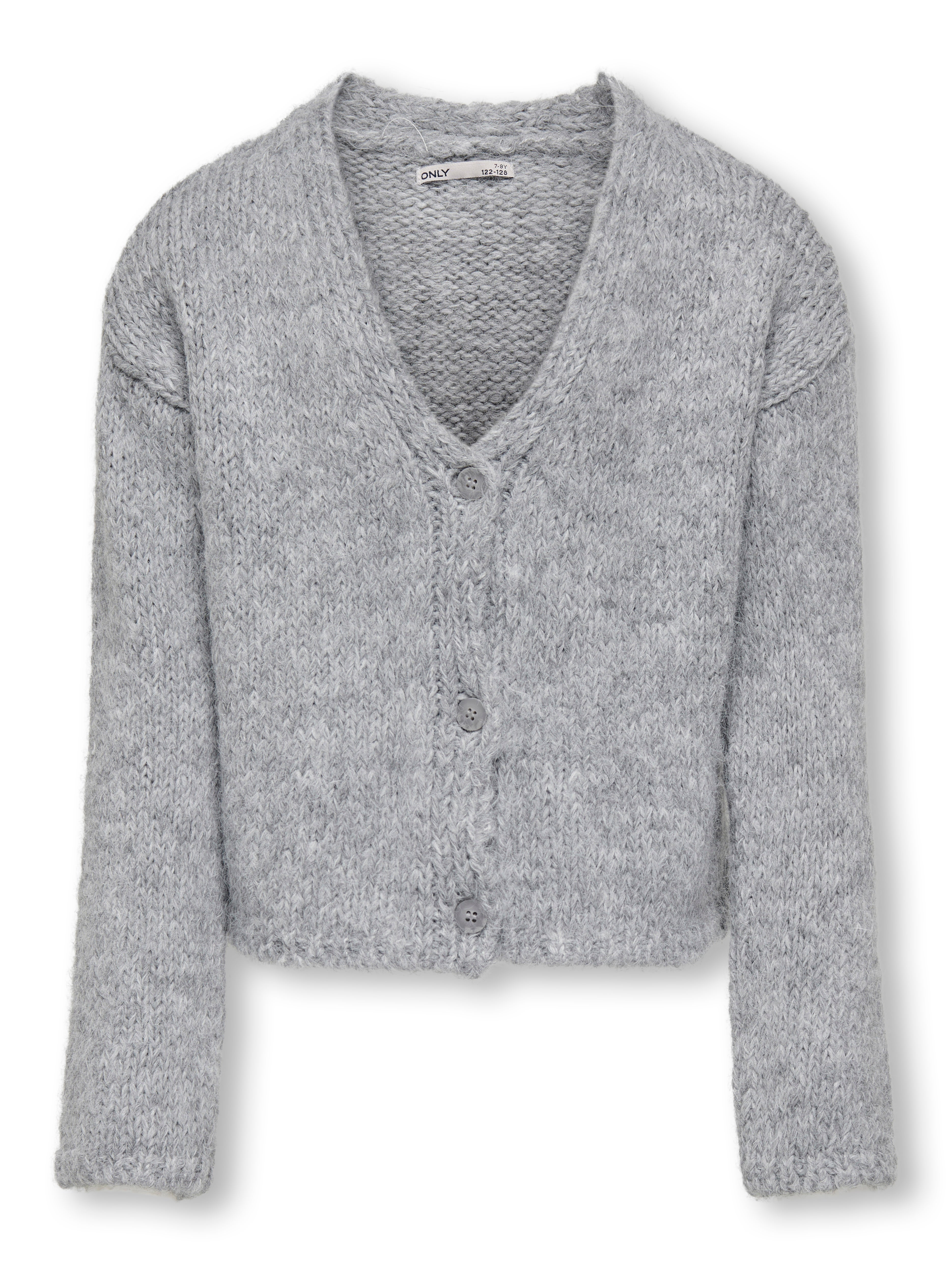 KOGMARIE Strickjacke Light Grey Melange