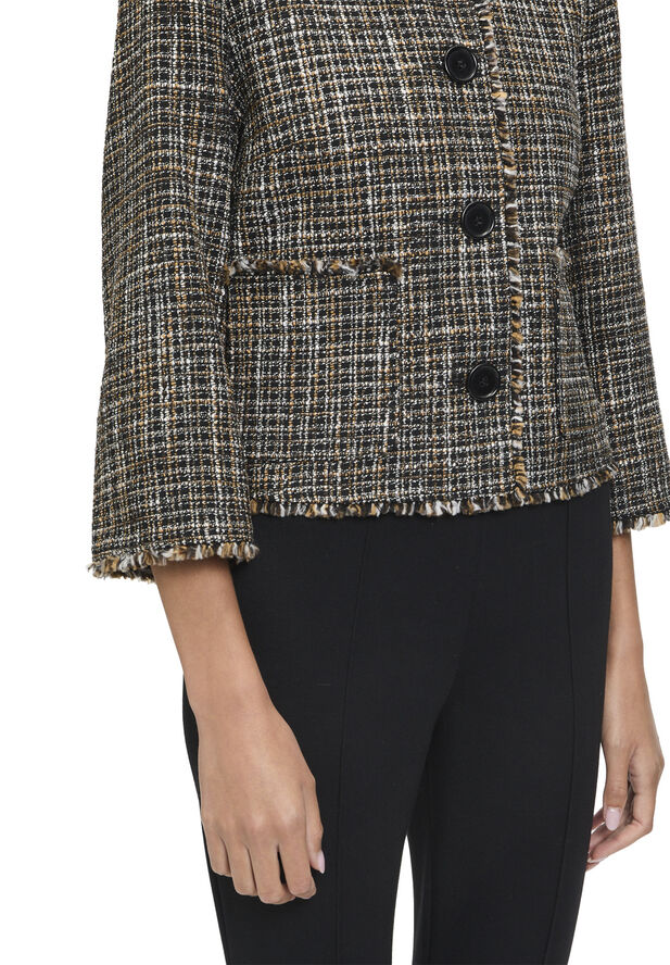 Betty Barclay Blazerjacke Kurz Black/brown