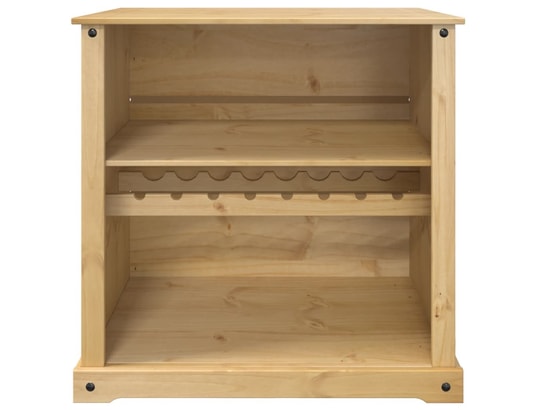 VIDAXL - Armoire à vin corona 107,5x51x105,5 cm bois de pin massif