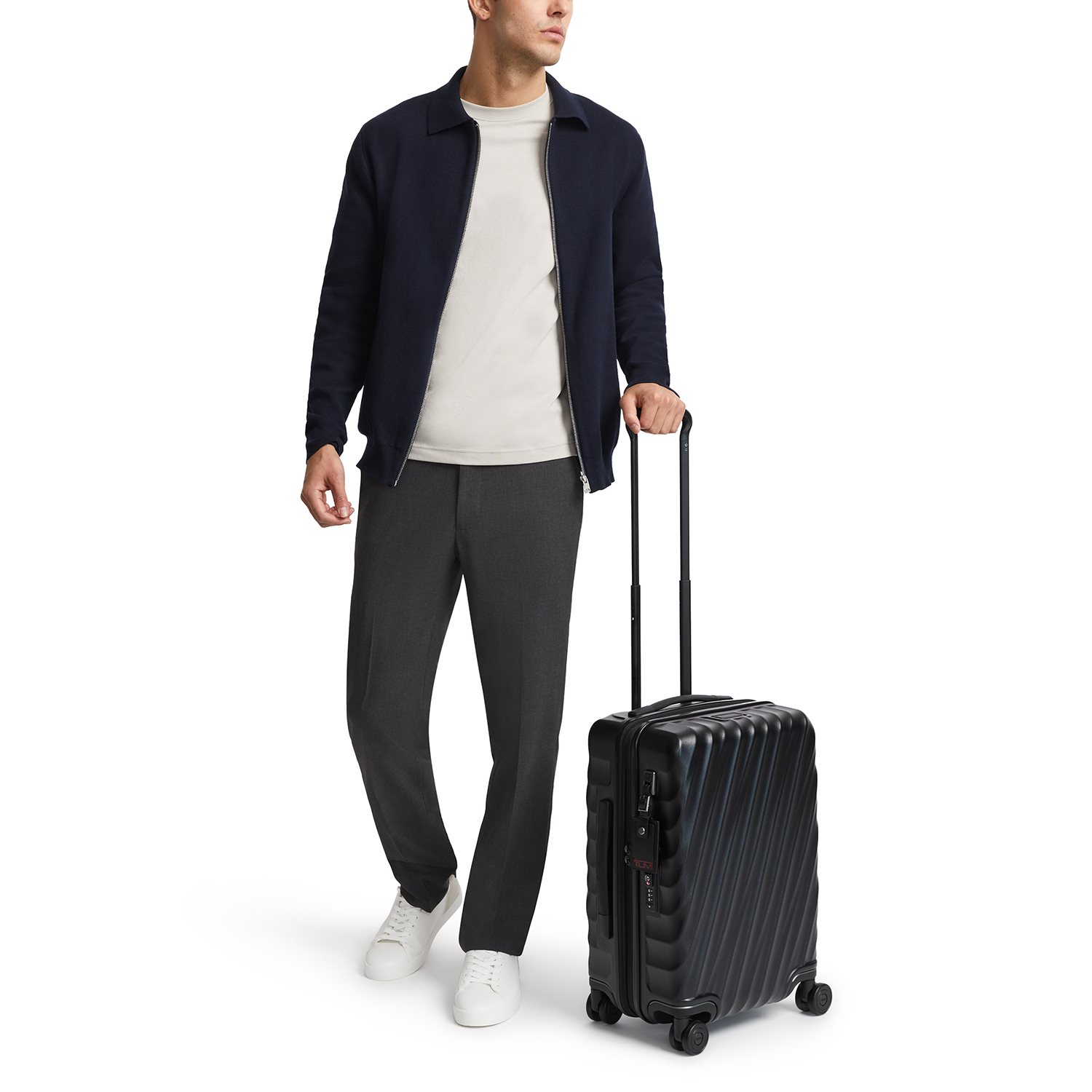 Tumi 19 Degree Intl EXP 4 Whl C/O black texture