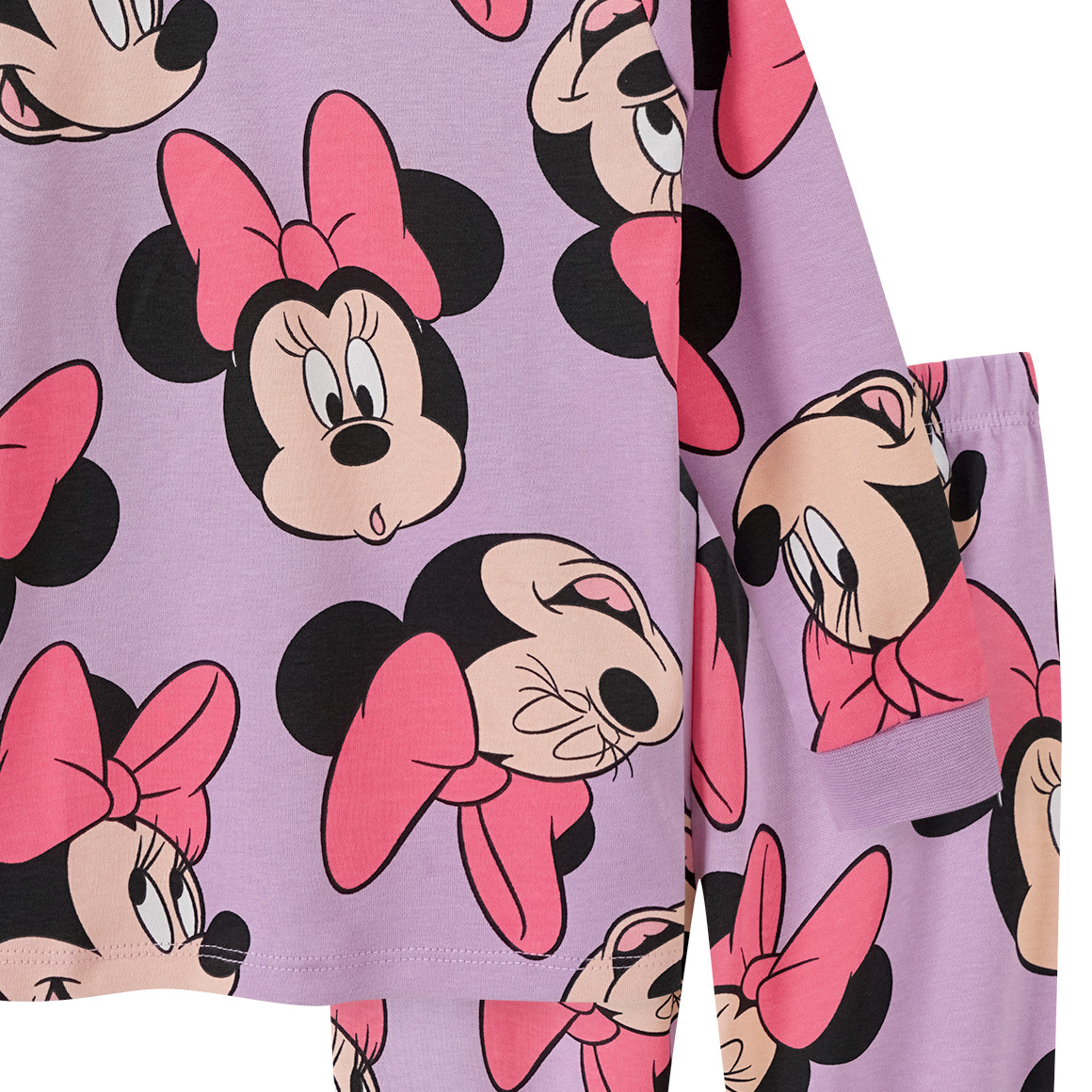 Topomini Minnie Maus Schlafanzug mit Allover-Print helllila