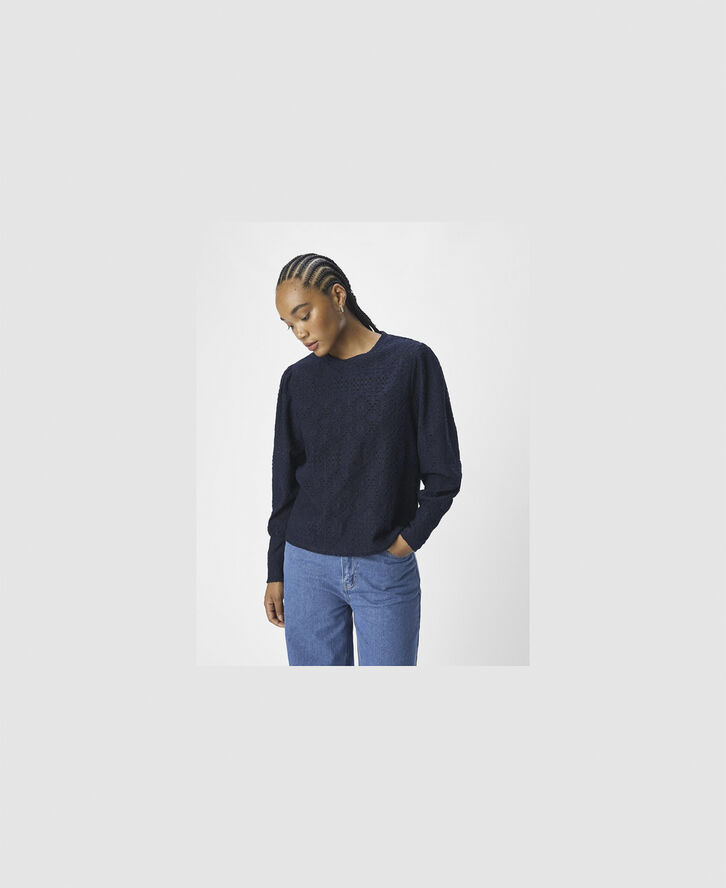 Object OBJFEODORA L/S TOP NOOS Sky captain/col