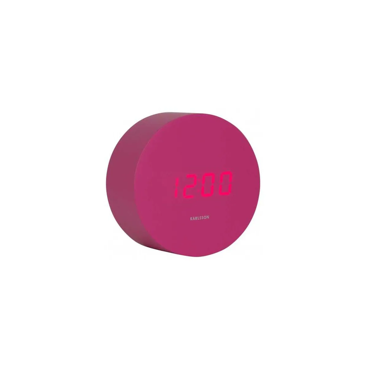 Karlsson Réveil rond LED - Spry Rose