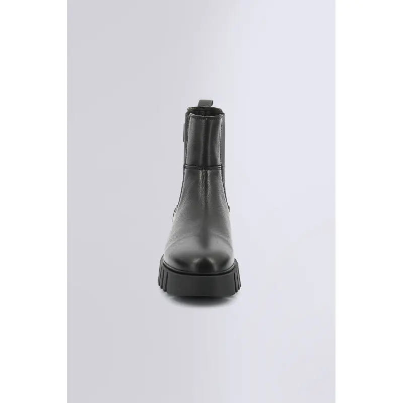 KICK FAVORITE NOIR  BOOTS Cuir Femme