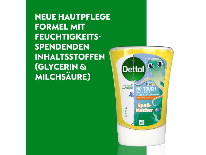 Dettol No-Touch KIDS Seifenspender Spassmacher 250 ml Seifenspender Nachfüller für Dettol No Touch System