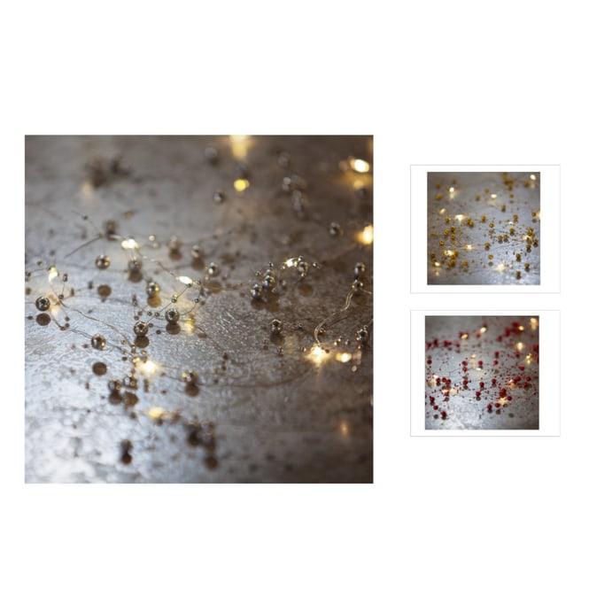 20er LED-Lichterkette - Kügelchen - 192 cm - 1 Stück