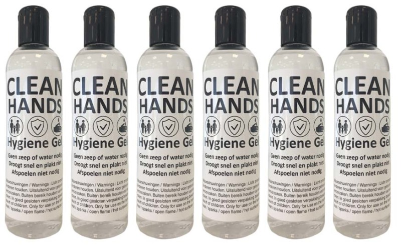 dnl Handgel met alcohol 6x 250ml