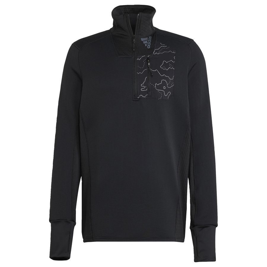 adidas Haut Running X-City COLD.RDY Fermeture Éclair 1/4 - Noir
