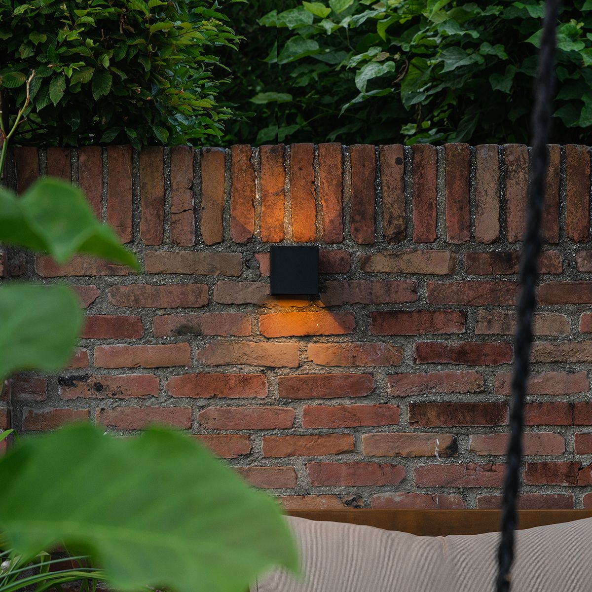 Buiten wandlamp zwart incl. LED 2-lichts IP54 - Edwin