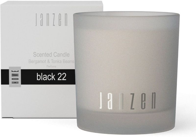 JANZEN Scented Candle Black 22