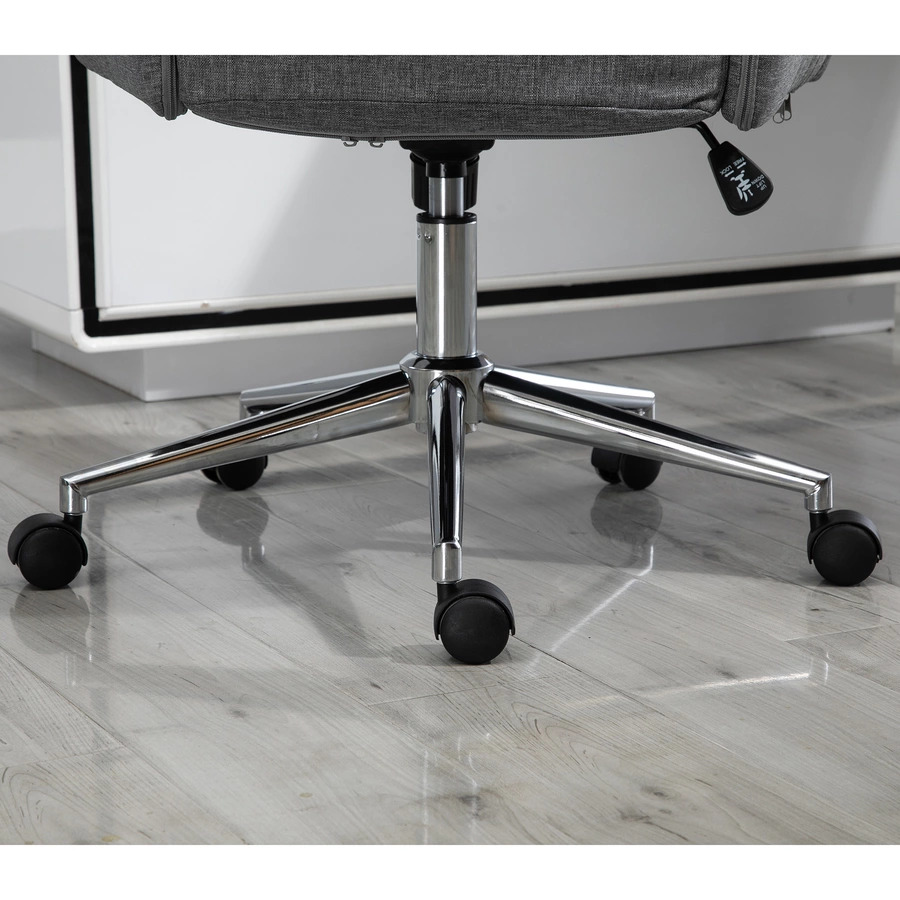 Vinsetto Bürostuhl ergonomisch grau
