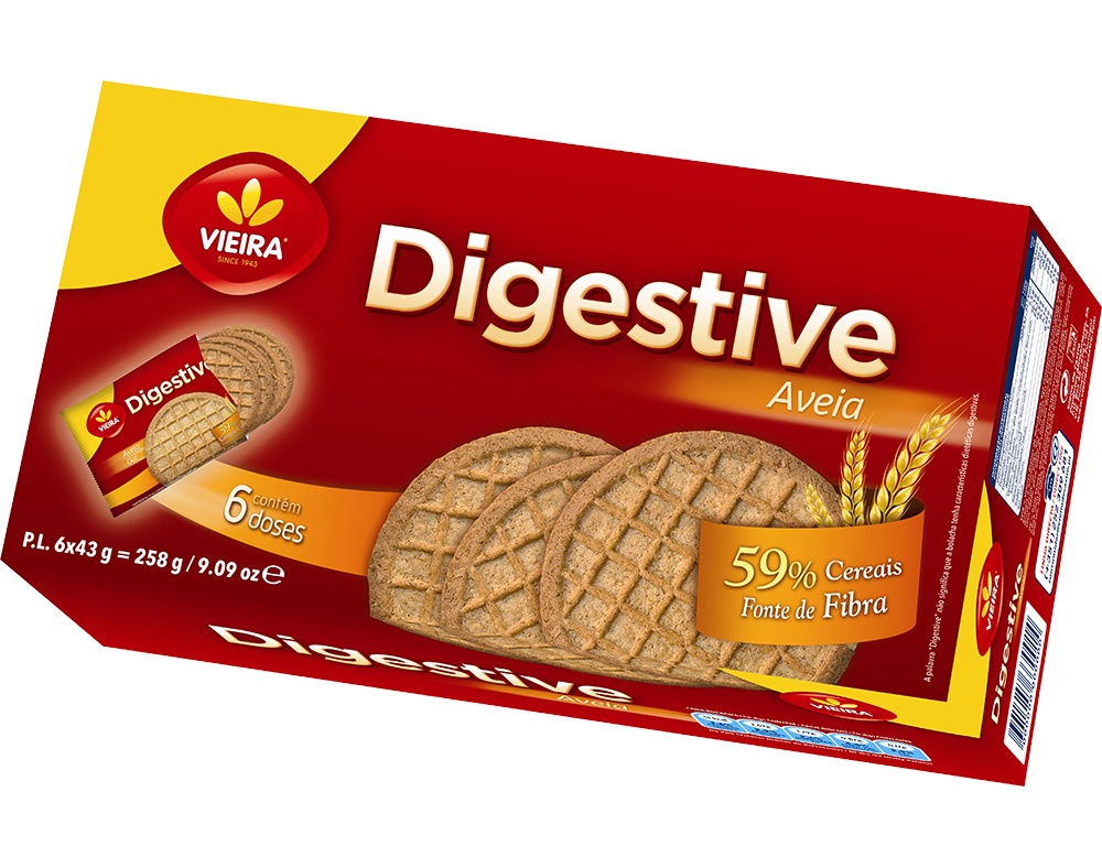 BOLACHA VIEIRA DE CASTRO DIGESTIVA DOSES 258G