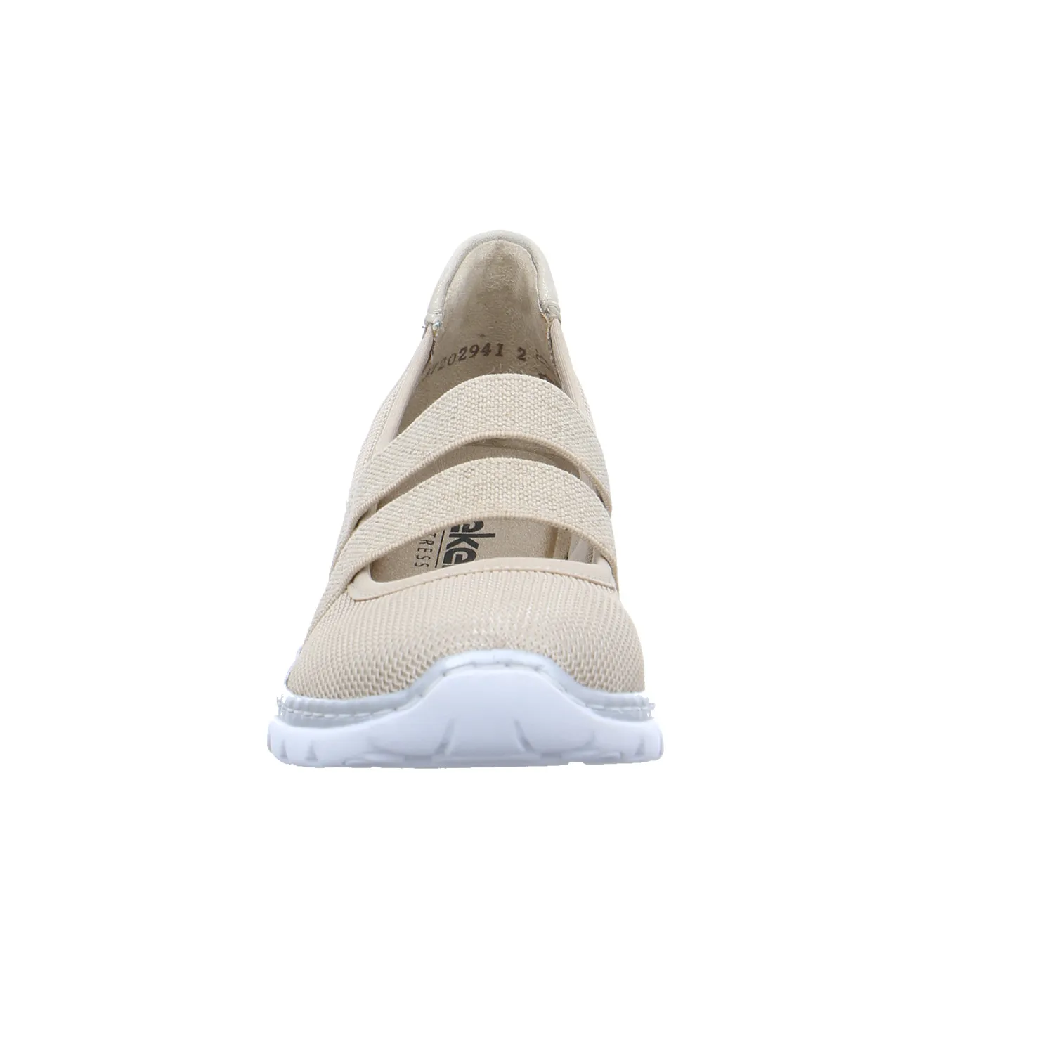 RIEKER Ballerina Beige Textil