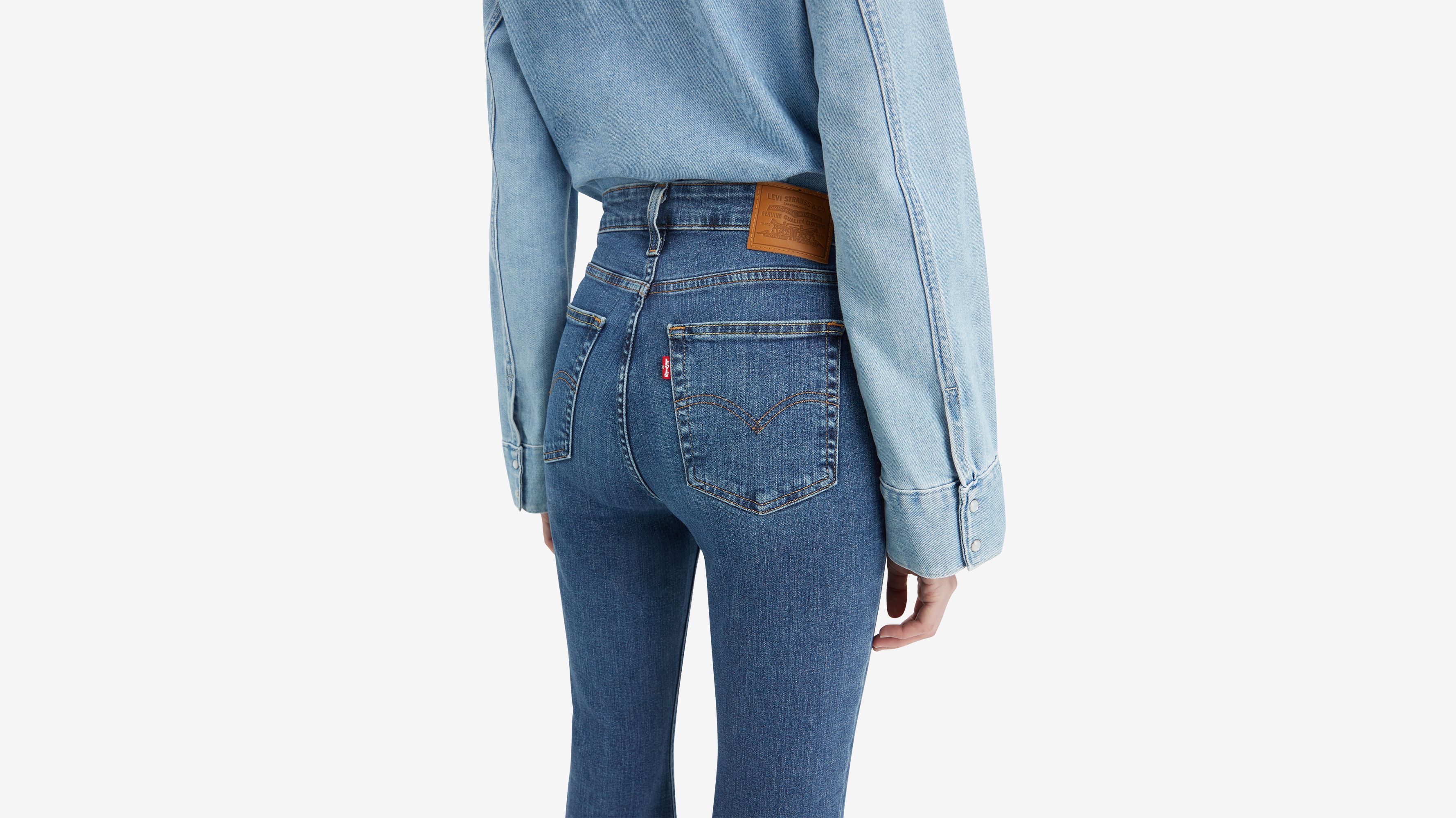 Jean 726™ taille haute flare - Blue Wave Mid - Bleu