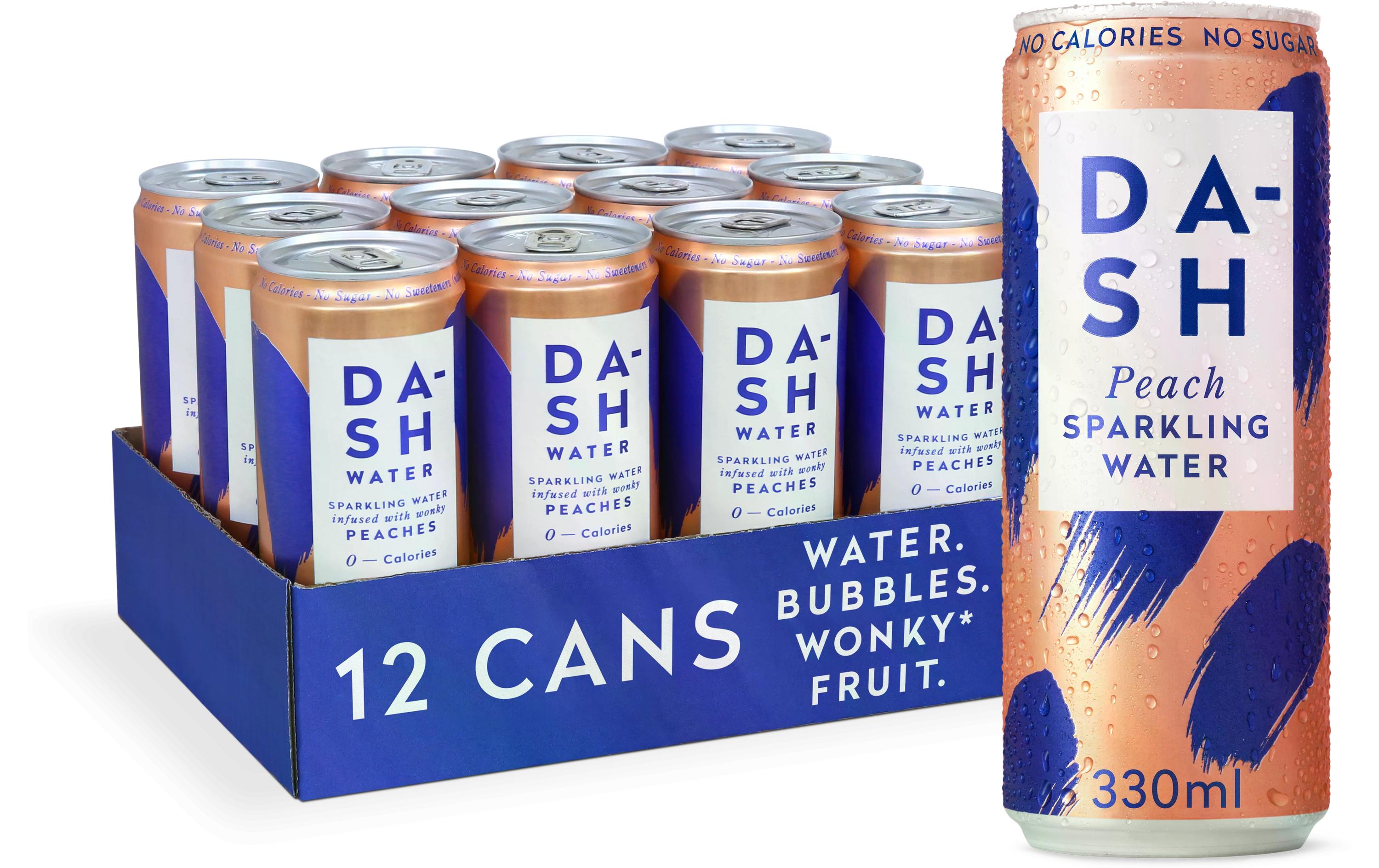 Soft-Drinks Sparkling Peach 12 x 0.33 lKohlensäurehaltiges Erfrischungsgetränk mit Pfirsichgeschmack