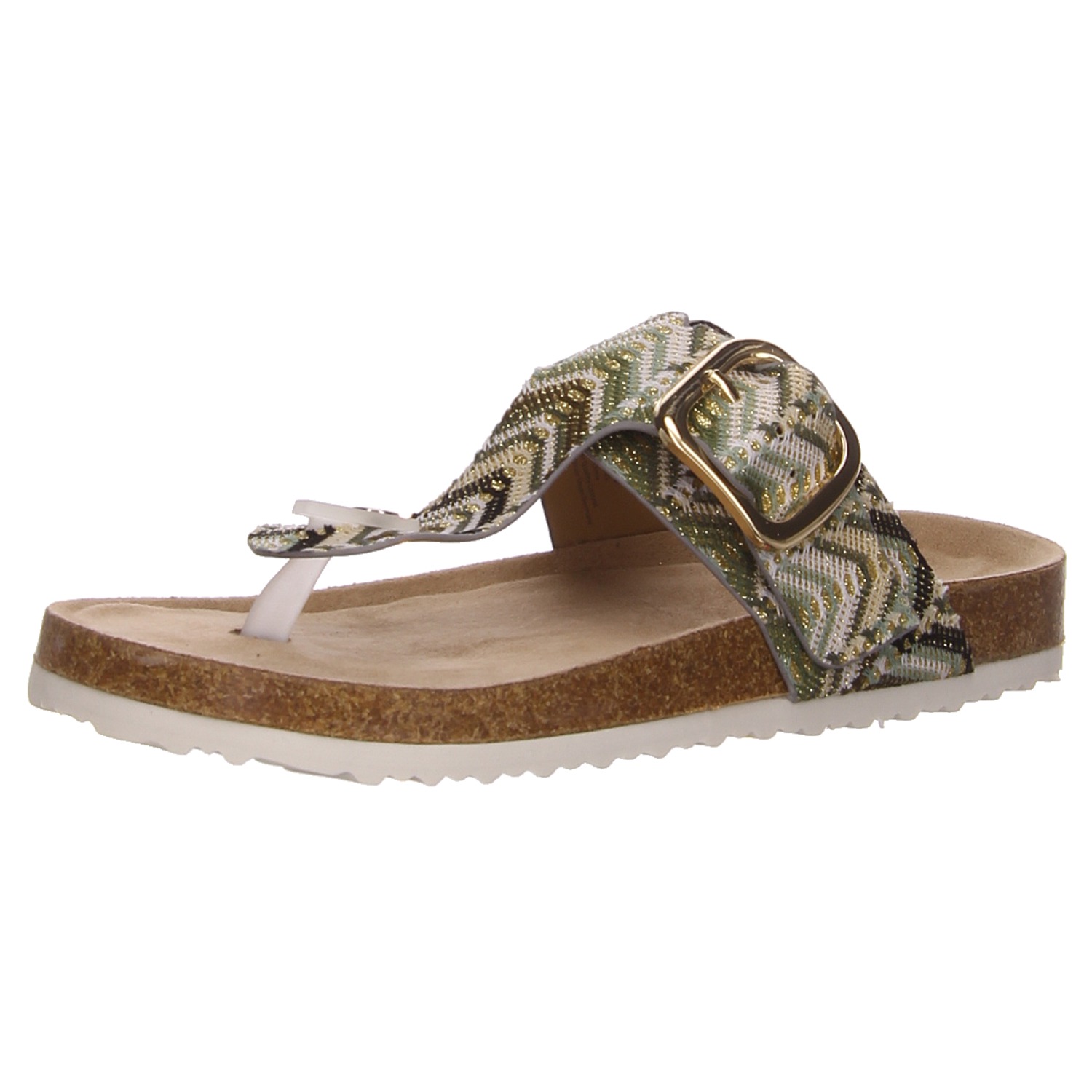 s.Oliver Pantoletten khaki grün