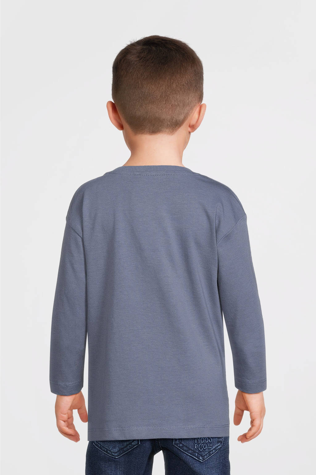 NAME IT longsleeve NMMVICTOR met printopdruk lichtblauw