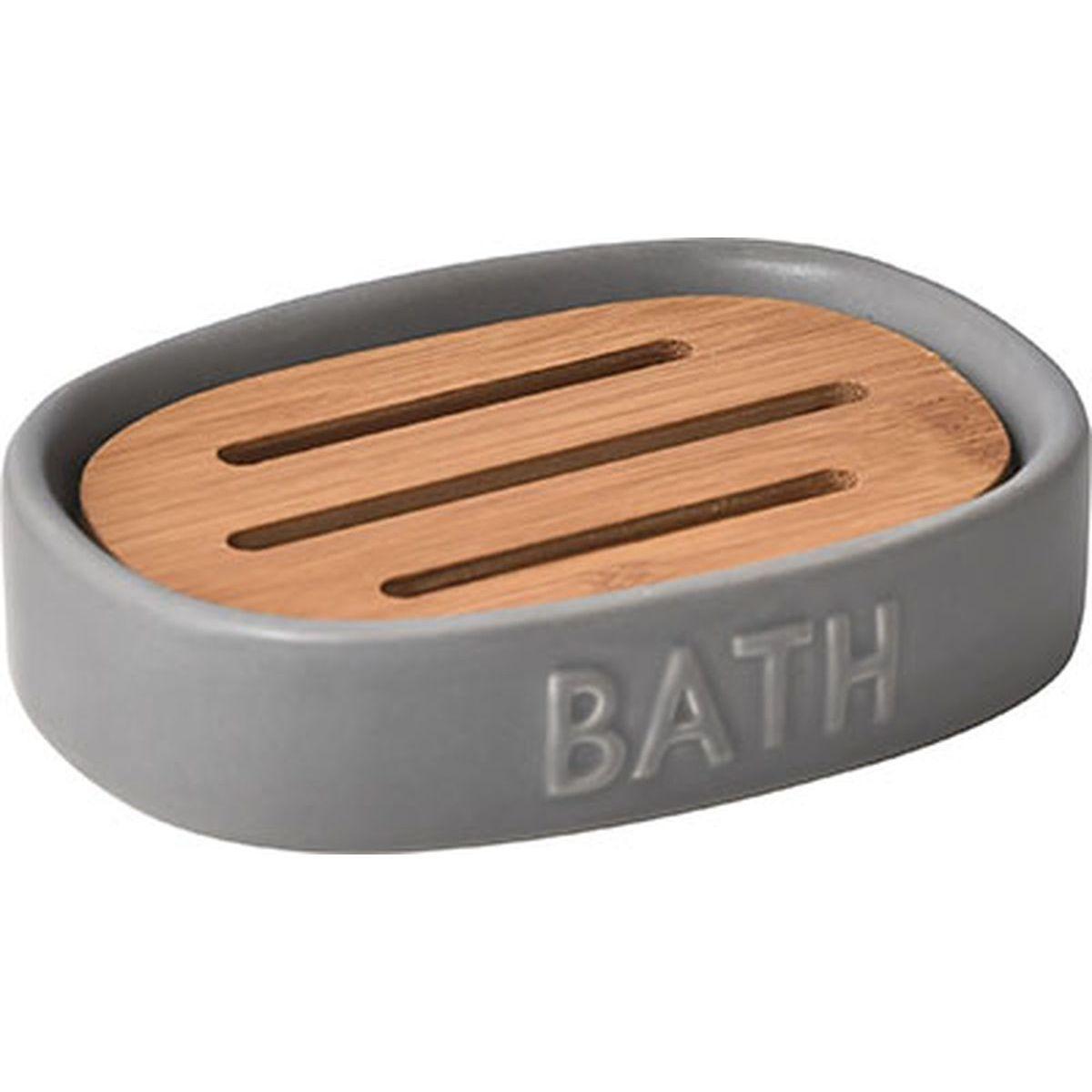 PORTE SAVON DOLOMITE BATH GRIS BAMBOU