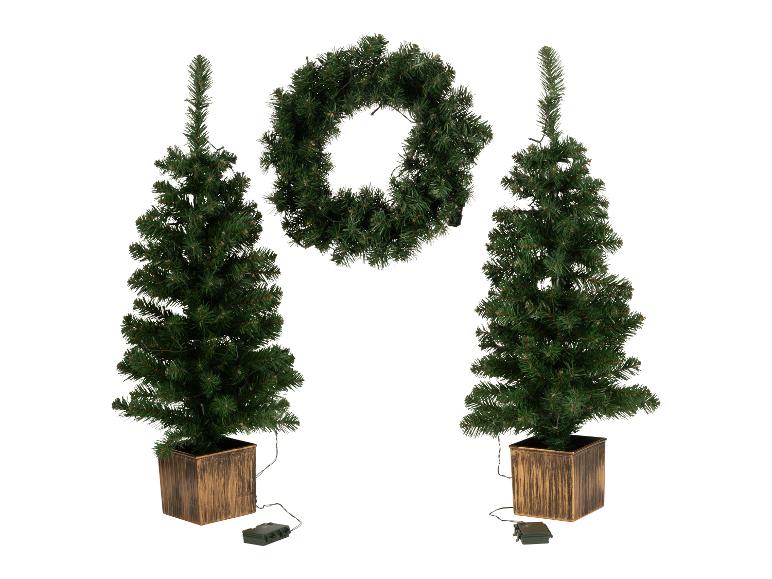 LED-kerstbomen en -krans