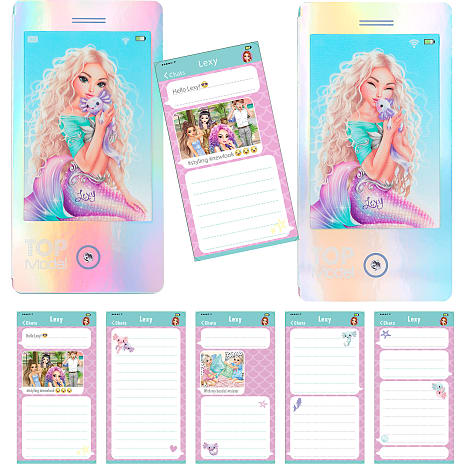 TOPModel notesbog - mobiltelefon – flere varianter - assorteret