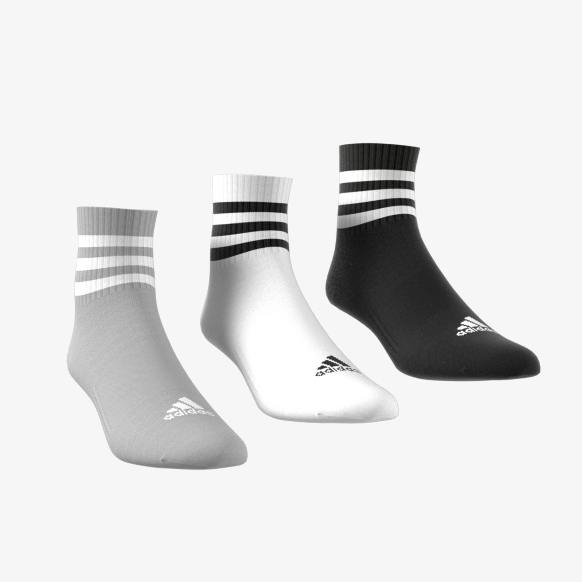 adidas 3S C SPW MID 3P Unisex Sportsocken schwarz