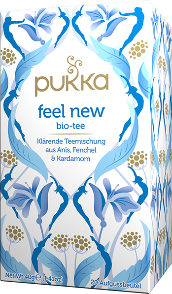 PUKKA Feel New Tee Tees Bio deutsch Btl 20 Stk