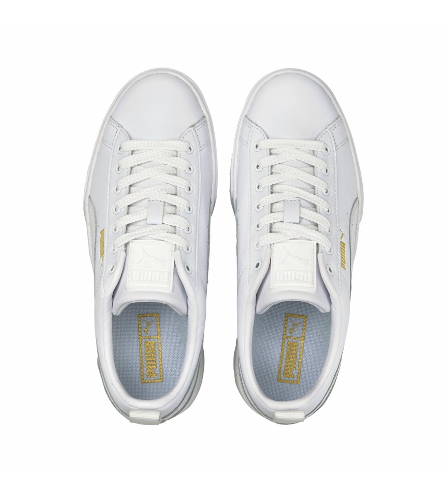 Tênis Puma Mayze Classic Wns de couro branco