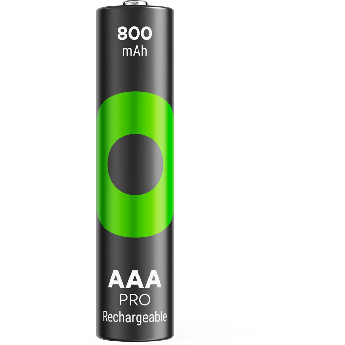 GP - ReCyko Professional NiMH AAA Rechargeable Batteries, 85AAAHCB-2WB4, 4-Pack
